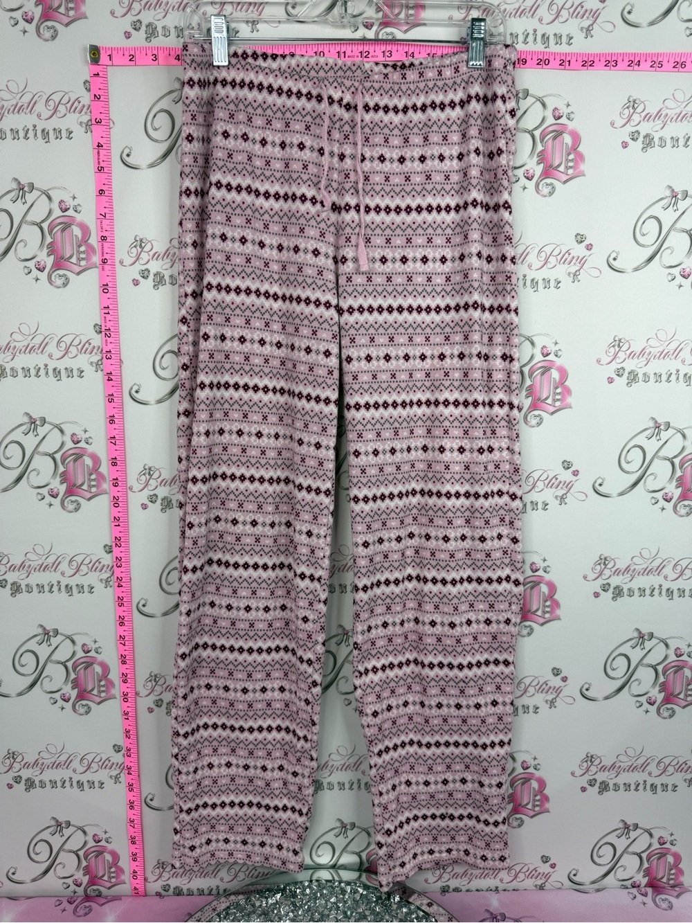 Emily & Jane pants Light Mauve Knit Top - Soft Heathered Pink